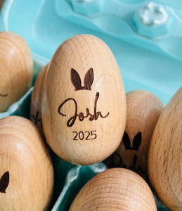 Wood Egg Shakers