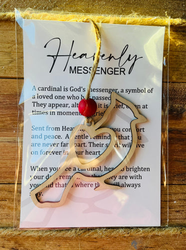 Heavenly Messenger Cardinal Ornament