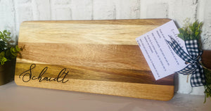 Custom Name Cutting Boards