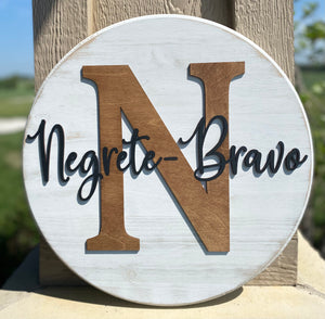 18" Personalized Sign