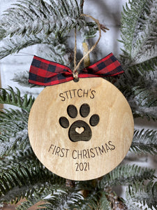 Dog’s First Christmas Ornament